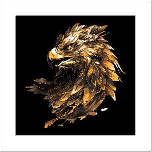 gold eagle Posters and Art